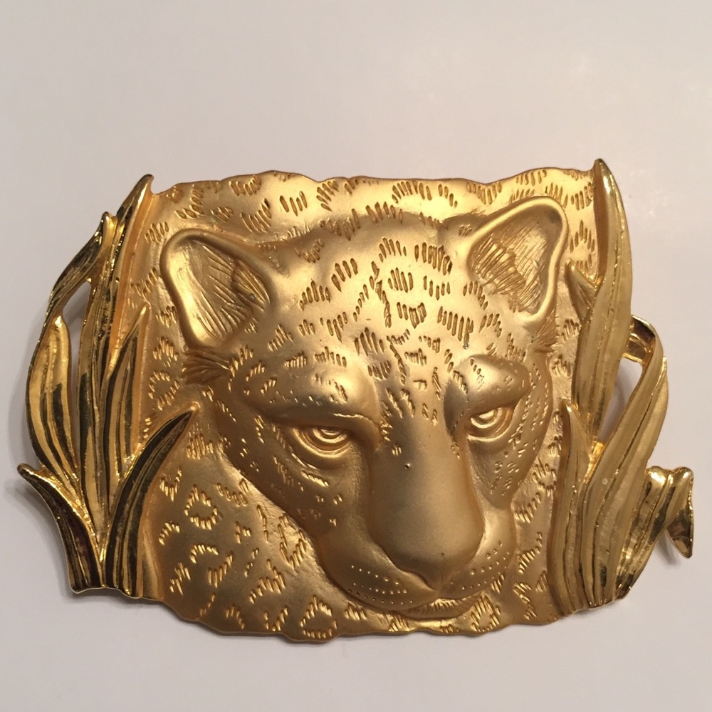 Vintage Park Lane Leopard Pin